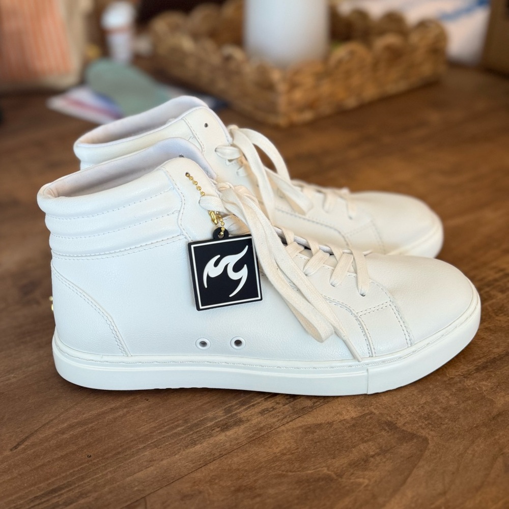 🔥Brand New Fuego High-Top Dance Sneakers - W 8.5 M 7.5 - White -Sold Out Online!